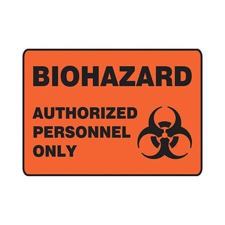Accuform Safety Sign, MBHZ501VP MBHZ501VP
